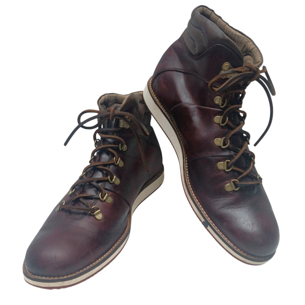 1883 by WOLVERINE Bertel Boot Burgundy Leather Lace Men W00549 $175 New /Sz 10.5